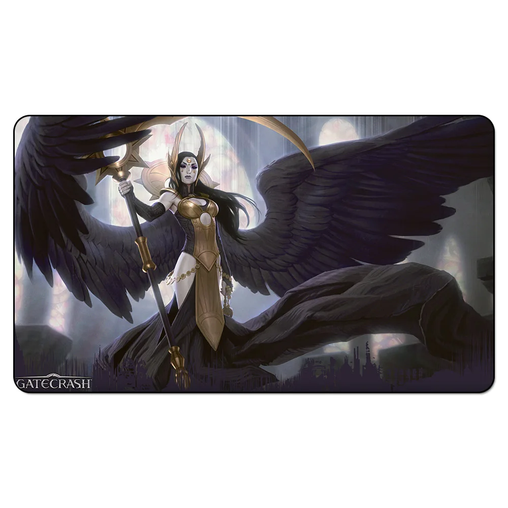 Волшебная торговая карточная игра игровой коврик: DEATHPACT ANGEL art Playmat для торговой