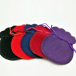 Gift Box Organizer Free Shipping 200pcs 7x8cm  Red Velvet Drawstring Bag/jewelry Bag Christmas Wedding Bag