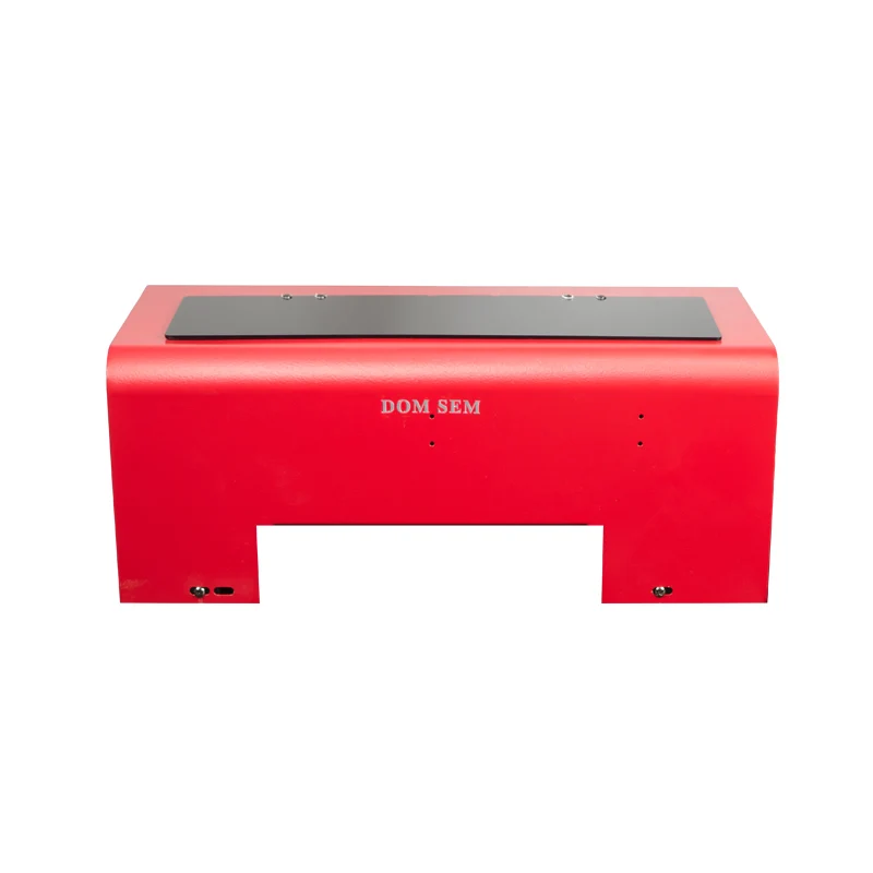 

DOMSEM Black /Red color Metal case cover with arcylic openable window for A4 A3 UV printer
