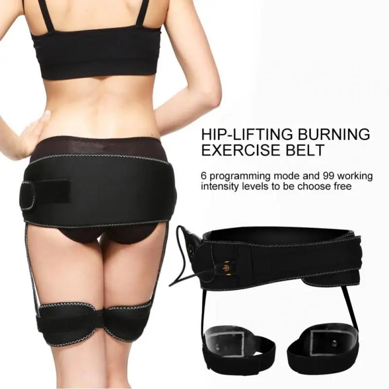 

Slimming Product Intensity Rechargeable EMS Toning Slim Belt Female Bottom Toner Firm Hips Legs Lifting Slimming Belt For Women