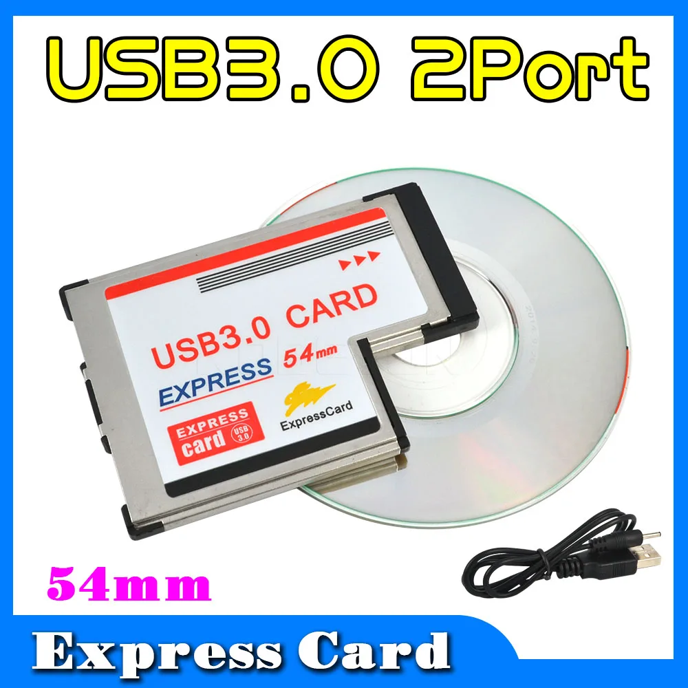 2017 2 порта PCI Express Card на USB 3 0 адаптер 34 мм Converter для ноутбука|port pci express|expresscard to usb
