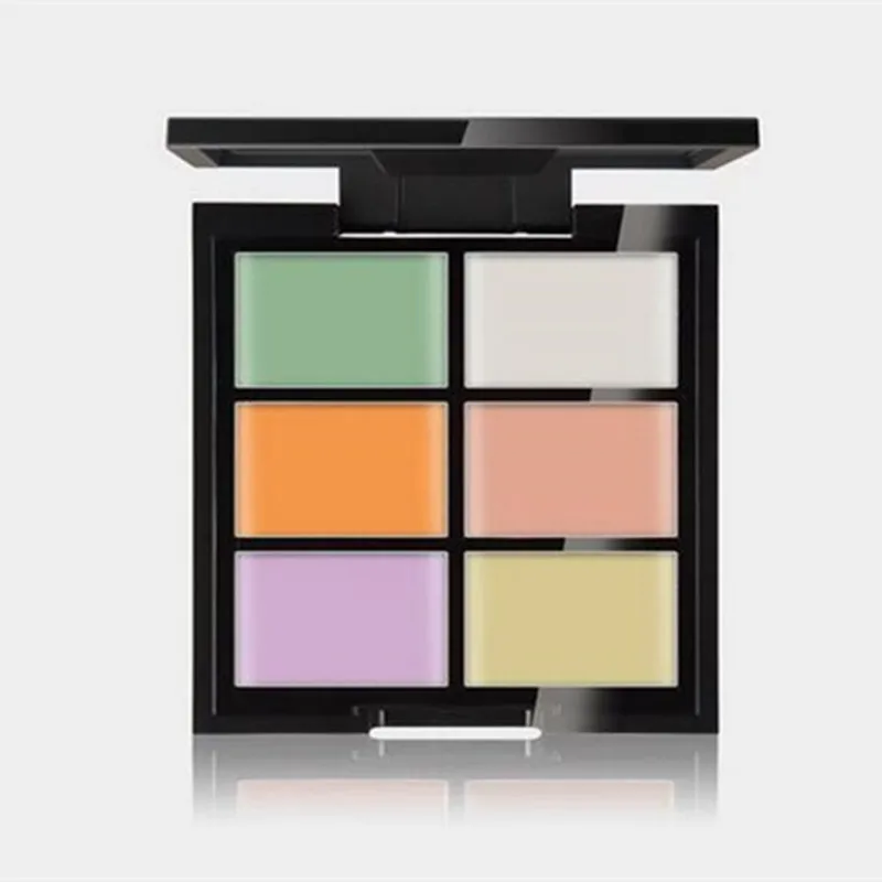 

6 Colors Concealer Palette Eye Face Cream Cosmetic Makeup Contour Powder Facial Base Foundation Corrector Contouring Make up Set
