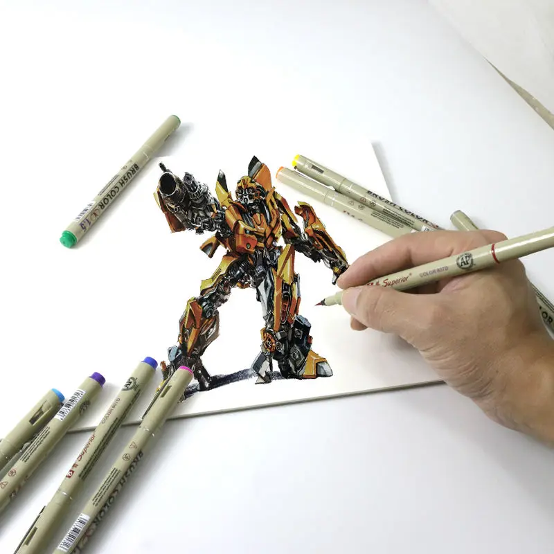 Офисные Маркеры для манги и мягкие маркеры письма 12 видов цветов|art markers|markers