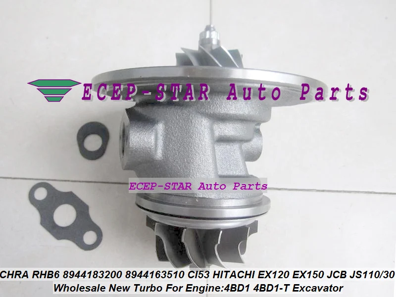 Turbo CHRA RHB6 8944183200 8944163510 CI53 HITACHI EX120 EX150 JCB JS110 JS130 (2)