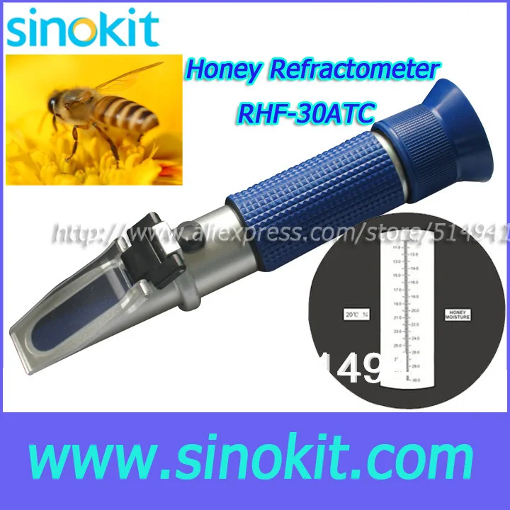 

Wholesales Hand held Honey Refractometer without calibration oil RHF-30ATC