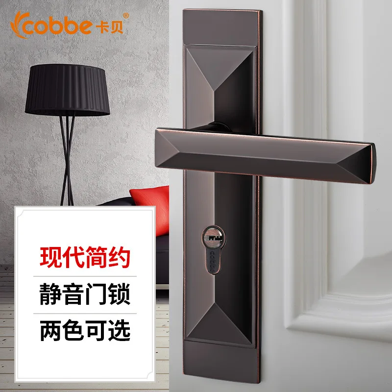 

2018 Padlock Free Shipping Card Bei Interior Bedroom Door When American Toilet Contracted Mute Real Wood Of Hand Lock Handle