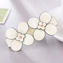 Милые французские заколки для волос, Цветочные акриловые заколки для волос, ацетат целлюлозы, заколки для волос, аксессуары для волос, идеальный подарок для женщин