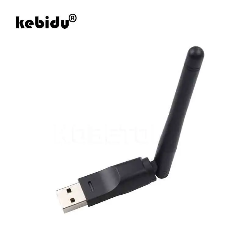 

kebidu Mini WIFI USB Adapter MT7601 150Mbps USB 2.0 WiFi Wireless Network Card 802.11 b/g/n LAN Adapter with rotatable Antenna