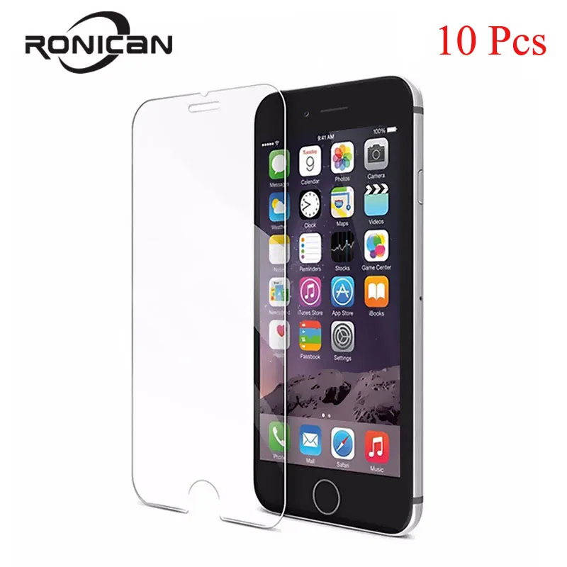 

10Pcs/lot For Apple iPhone 7 8 9H 0.3MM Premium Tempered Glass Screen Protector Toughened protective film for iPhone 6 6s