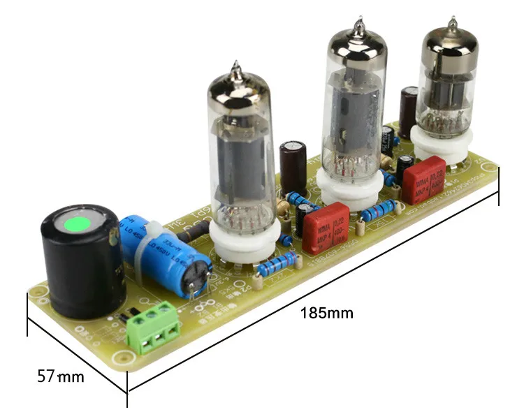 GHXAMP 6N1+ 6P1 ламповый усилитель 3 Вт+ 3 Вт стерео 4-8ohm электронная трубка готовая доска эпоксидная Стекловолоконная доска 1 шт