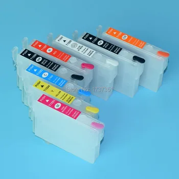 

5 set R1900 1900 refill ink cartridge with arc chip for epson photo stylus t0870 t0871 t0872 t0874 t0877 t0878 t0879
