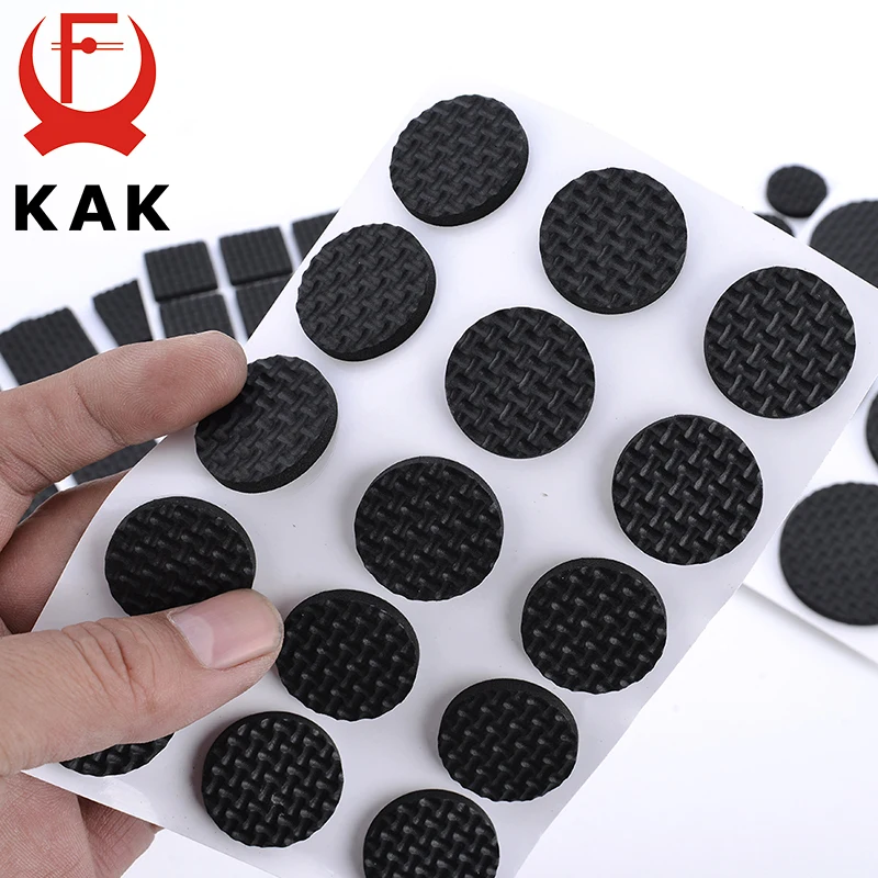 Kak 1-24 Pcs Zelfklevende Meubilair Been Voeten Tapijt Viltjes Anti Slip Mat Bumper Demper Voor Stoel tafel Protector Hardware