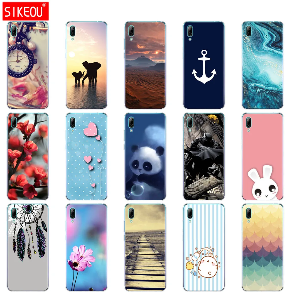 

Silicone Case For Huawei Y7 2019 Case TPU Cover Soft Coqa For Huawei Y 7 Y7Prime Y7 Prime 2019 Funda Print Painted Shells Bags