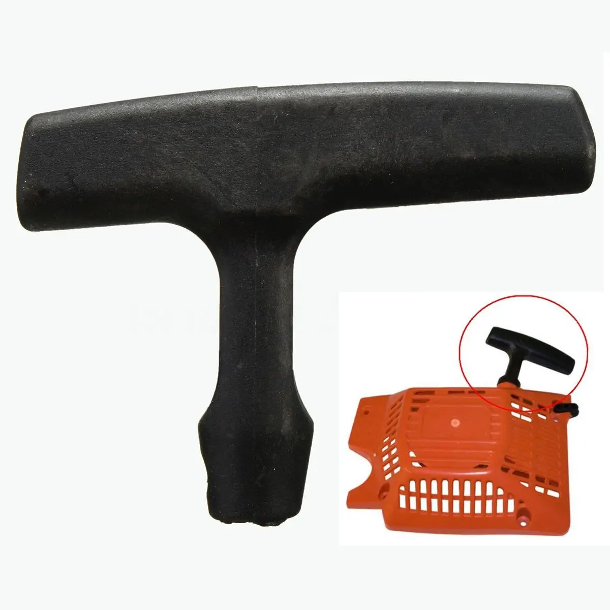 2017 Strimmer Starter Pull Handle Mayitr Recoil Pull Starter Handle Fits Max 4mm Diameter Cord Lawn Mower Parts Black