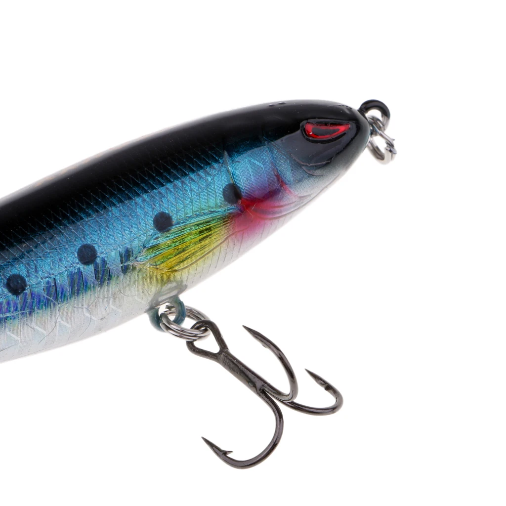 1Pcs 13g 100mm Topwater Fishing Lure Floating Lure Big Hard Bait Hooks Carp Bass Fake Fishing Lure 