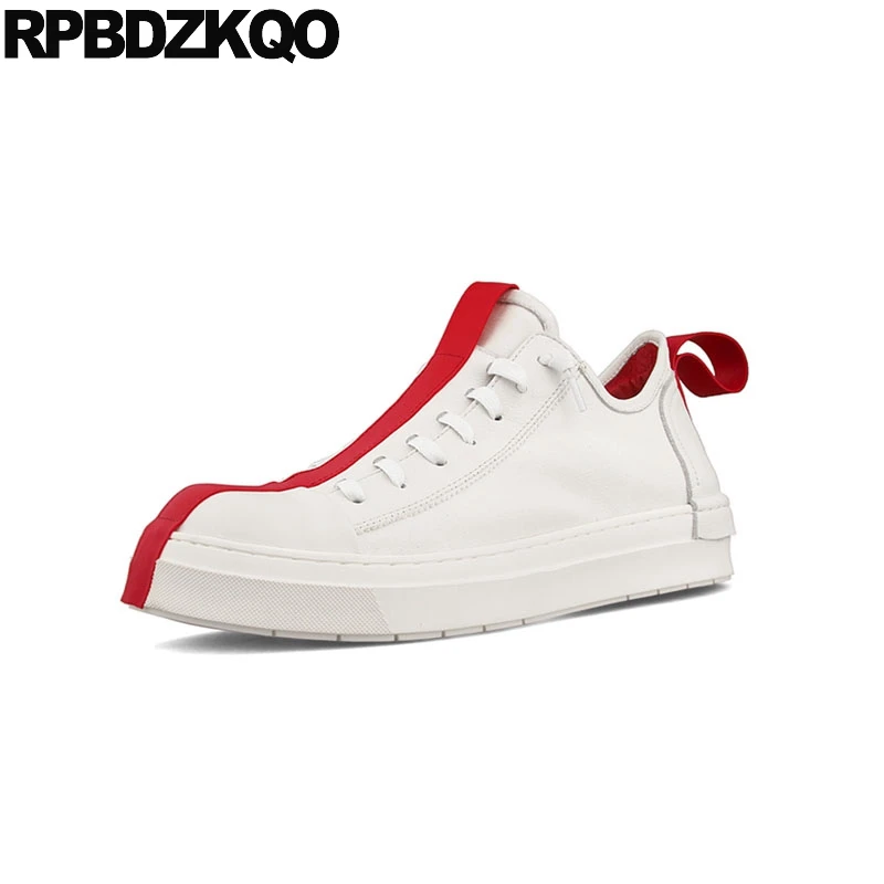 

skate real leather platform creepers sneakers comfort fashion canvas 2018 men shoes luxury brand famous breathable trainers