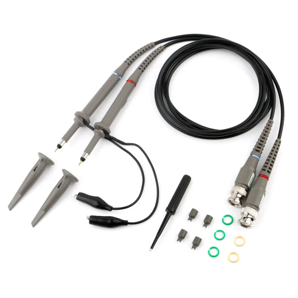 2PCS TP6100 Oscilloscope Probe Precision Scope Clip Probe