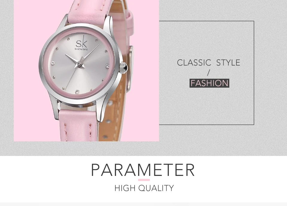 mostrador redondo relógio de quartzo feminino montre