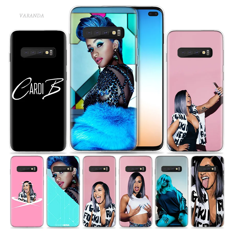 

Nova Cardi B Tongue Case for Samsung Galaxy S8 S9 S10 5G S10e S7 Note 8 9 10 J4 J6 Plus J5 J8 2018 J3 Silicone Singer Phone Bags