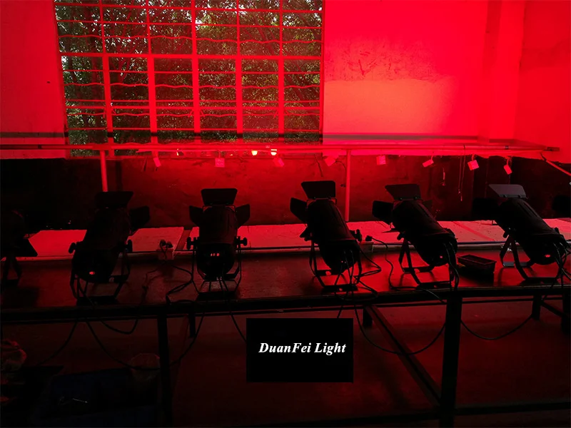 8 шт. 200 Вт УДАР RGB 3in1 этап мыть светодиодный 200 Вт профиль свет LED DMX студийный свет rgb высокий индекс цветопередачи