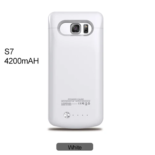 Чехол power Bank для samsung Galaxy S6, S6edge, S7 Edge, зарядное устройство, беспроводной чехол power Bank, G9200, G9250, G9300, G9350, чехол power Bank - Цвет: S7