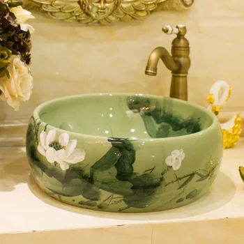 

Endomorph wonga ceramic counter basin art basin wash basin wash basin wash basin drum