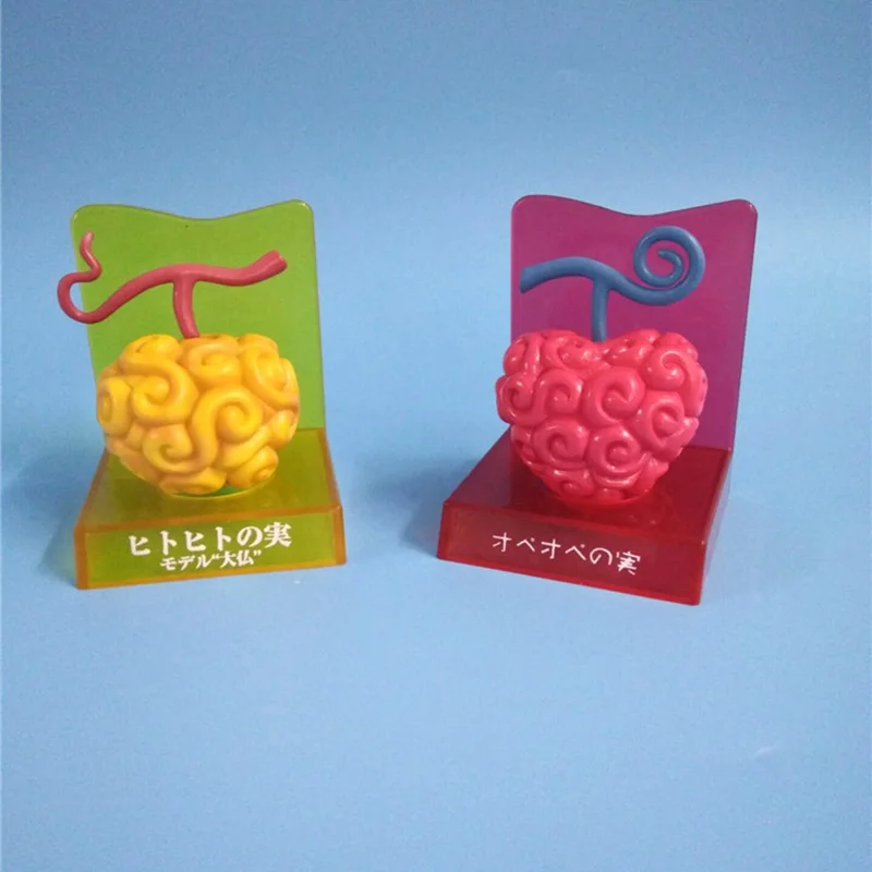 ZXZ 6cm One Piece Figure Mini Devil Fruit Cursed Flame Fruit Human