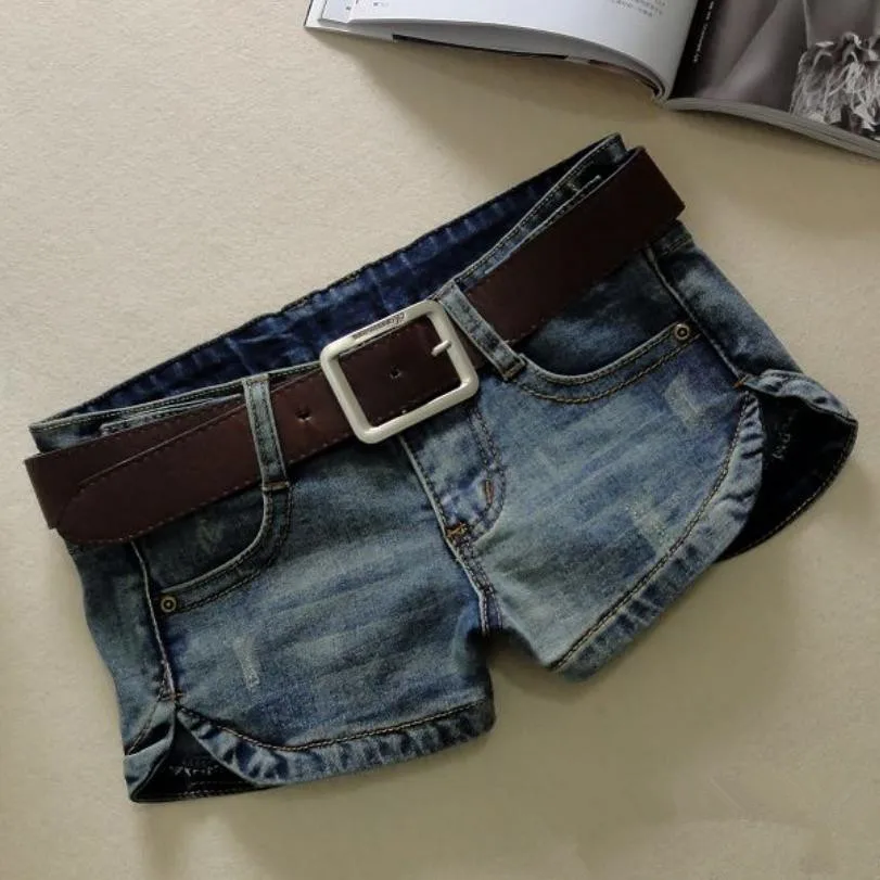 Новые джинсовые шорты женские летние модные эластичные сексуальные джинсовые шорты с низкой талией
