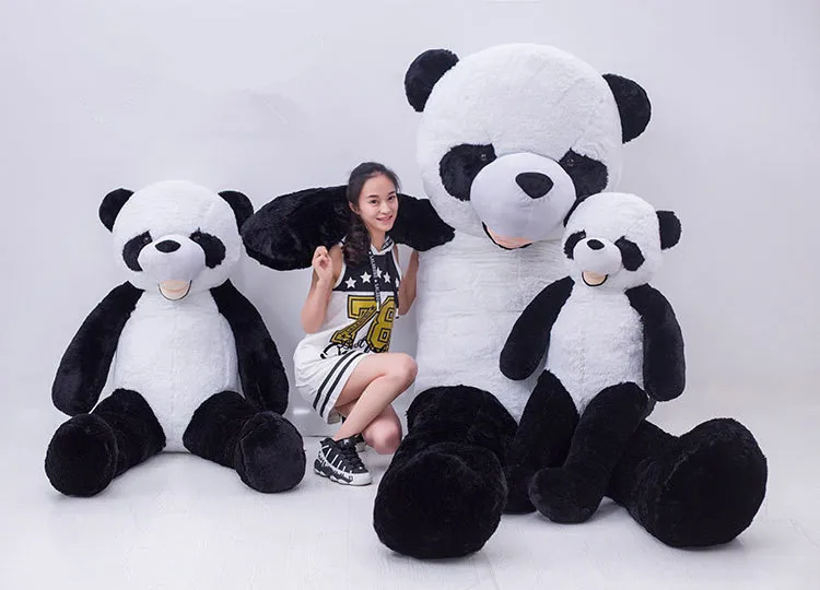 Незаполненный медведь гигантская панда Медвежья шкура 300 см животное высокого качества DIY плюшевая мягкая игрушка панда для детей подарок на день рождения игрушка панда кожа