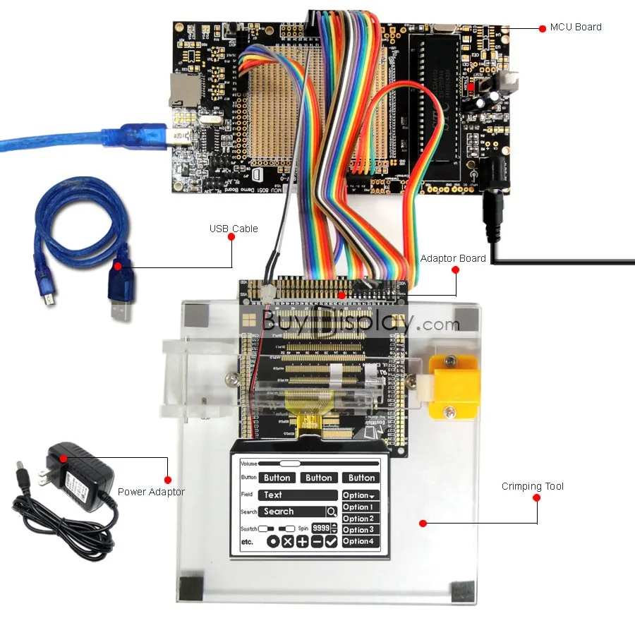 tft display interface with 8051 factory