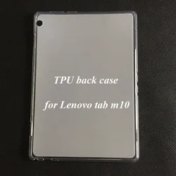 Soft TPU Shockproof Tablet Case with Stylus - Black (For Lenovo tab M10)