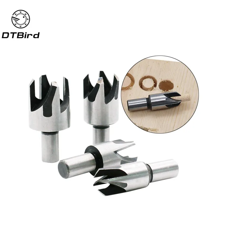 

4pcs Wood Plug Cutter Cutting Tool Woodwork Plug Cutting Drill Bit Set Claw Cork Drill 5/8 1/2 3/8 1/4