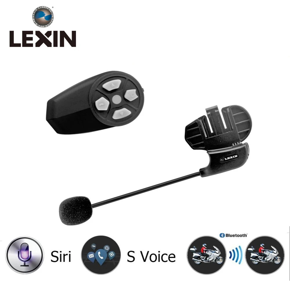 

LEXIN 1PC MAX2 Motorcycle Bluetooth Helmet Intercommunicador Wireless BT Moto Waterproof Interphone Intercom Headsets