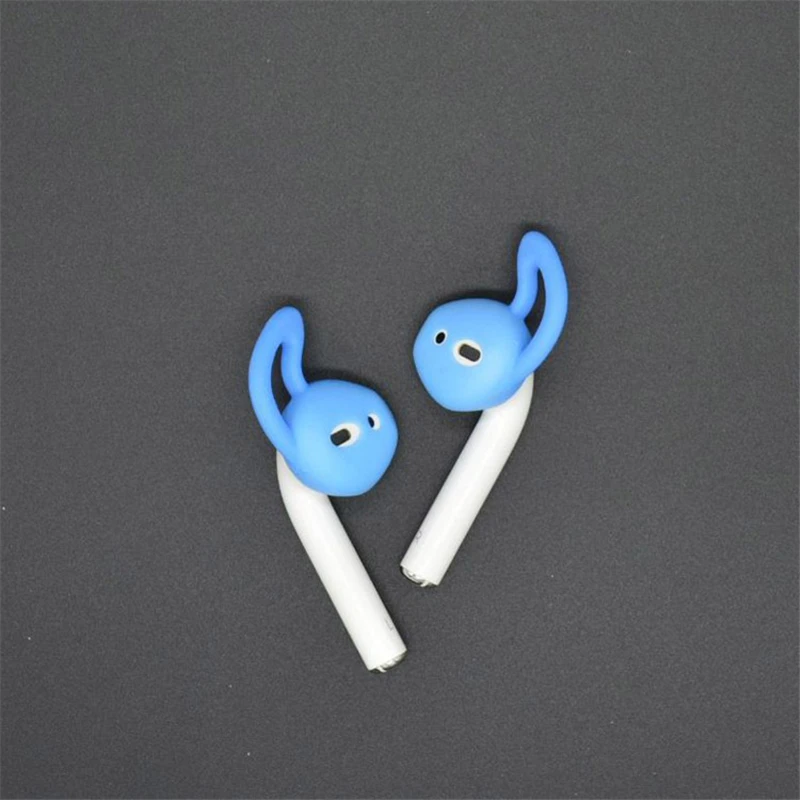 Новинка, 5 цветов, модный мини-чехол для наушников AirPods, сменные Мягкие силиконовые наконечники для наушников Apple EarPods