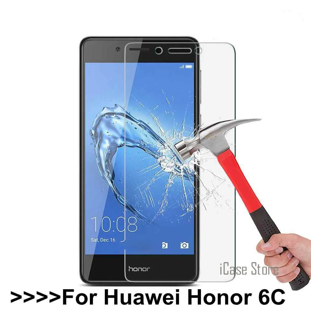 Топ 9 H закаленное стекло для Huawei Honor 6C 5 0 дюймовый защитный экран Чехол пленка DIG L21