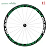 1 Side Multicolor Bike Wheel Rims Reflective Stickers Decals Cycling Safe Protector 26/27.5inch Wheel  MTB Bike Accessories ► Photo 2/6