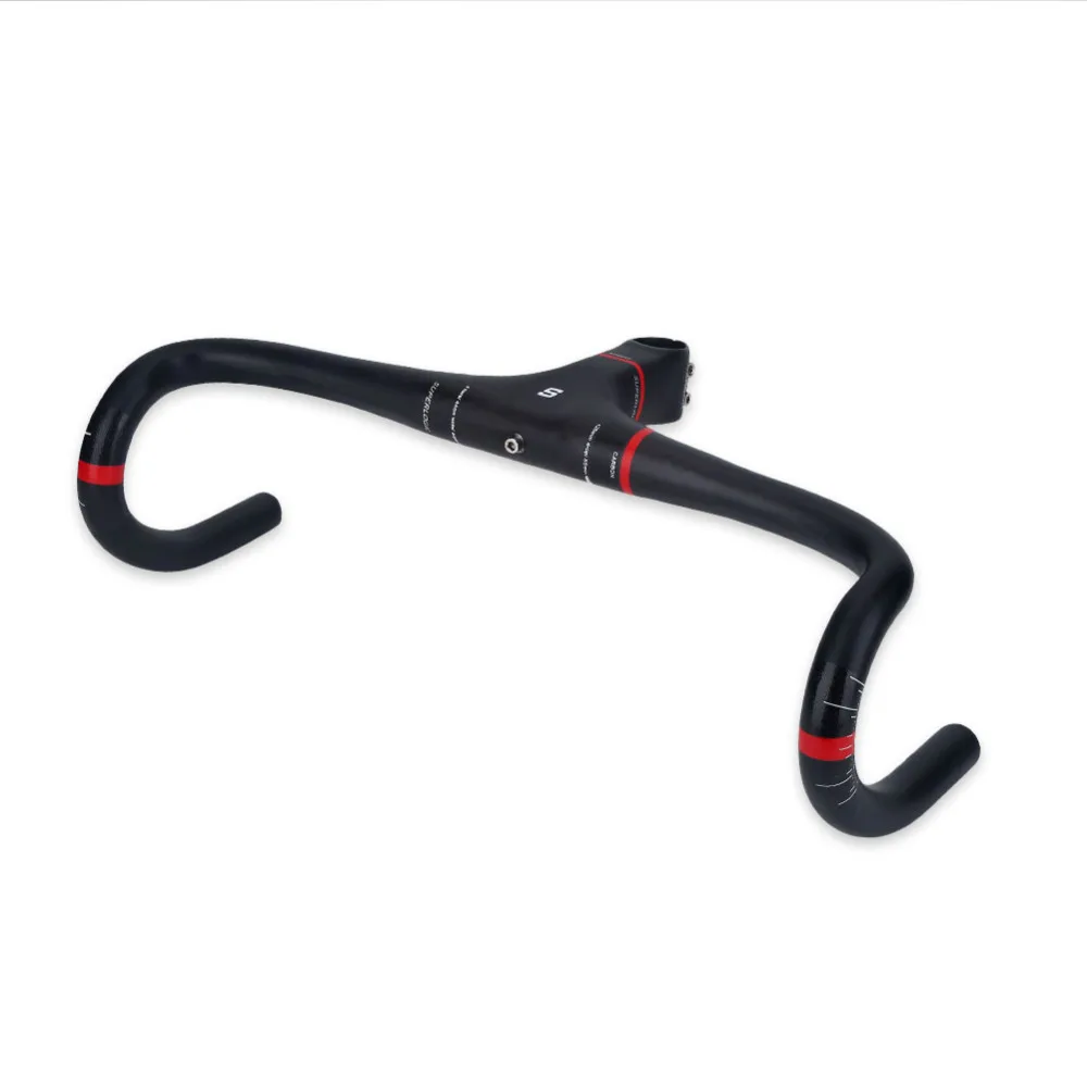 Bicycle Bent Bar Ultralight Carbon Fiber Mountain Road Bike Bent