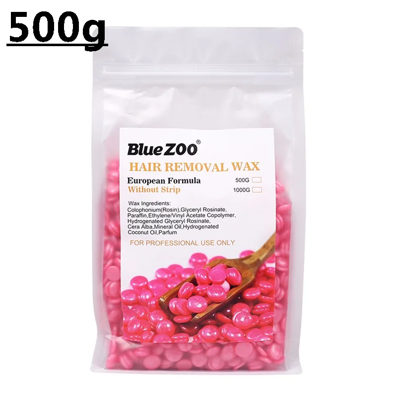 Hot Wax Depilatory Pearl Hard Wax Beans Brazilian Granules Hot Film Wax Bead Pellets No Strip Body Bikini Hair Removal Bean - Цвет: Rose