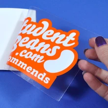 Пользовательские печатные прозрачные самоклеящиеся наклейки поставщики- PX8026