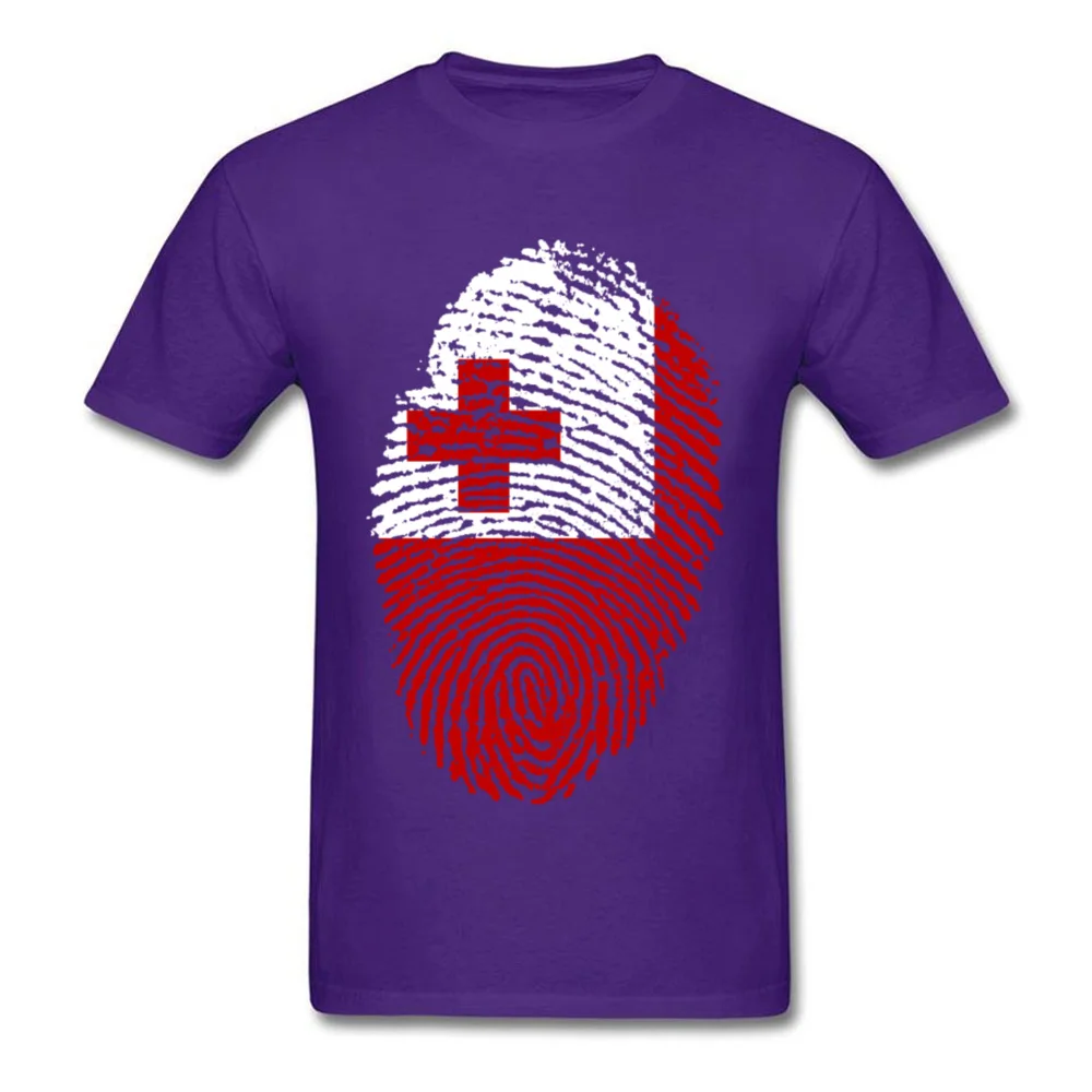 Tonga Flag Fingerprint_purple