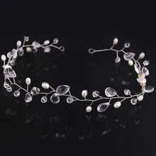 2017 Handmade Headbands For Women Tiaras Ladies Bridal Hair Comb Vintage Wedding Hair Accessories Crystal Jewelry Headbands