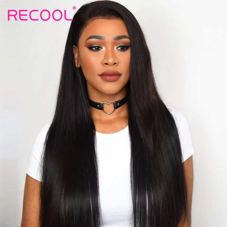 Recool необработанные индийские волосы 4 пучка 100% Remy человеческие для наращивания