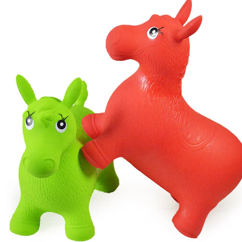 bouncy rubber horse