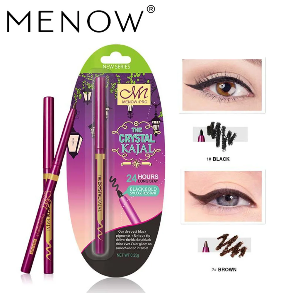 

Convenient and rotatable eyeliner two colors, durable waterproof, not easy to smudge makeup cosmetics