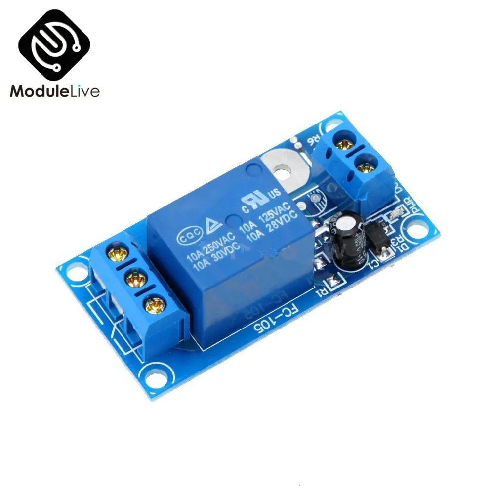 

12V 1-Channel Relay Module Board Precise Capacitor Self-locking Touch Switch