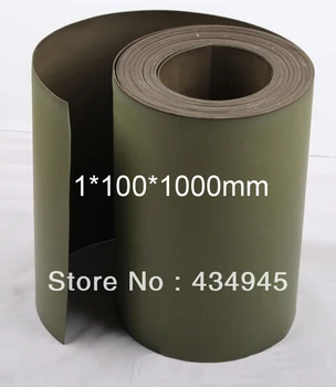 

New 1mm thickness 100mm width 1000mm length,machine tool wear resistant PTFE belt,guide rail polytef belt,