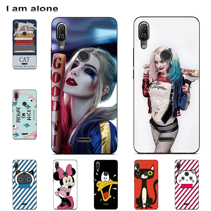 

I am alone Phone Case For Wiko View 2 Plus 5.93 inch Soft TPU Mobile Cellphone Fashion For Wiko View 2 Plus Bags Free Shipping