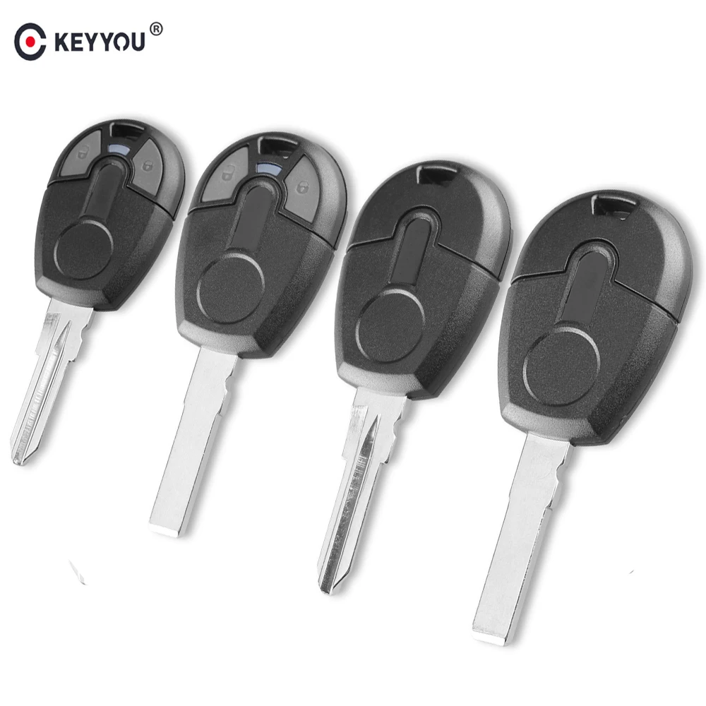 KEYYOU 10X Сменный Чехол для дистанционного ключа для Fiat Positron EX300 Fob Автомобильный ключ крышка авто транспондер с SIP22/GT15R лезвие