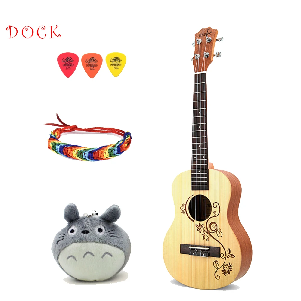 

High Quality Ukulele Guitar 23inch 21inch for Beginner and Professional Musical Instrument Gift with Guitar Picks