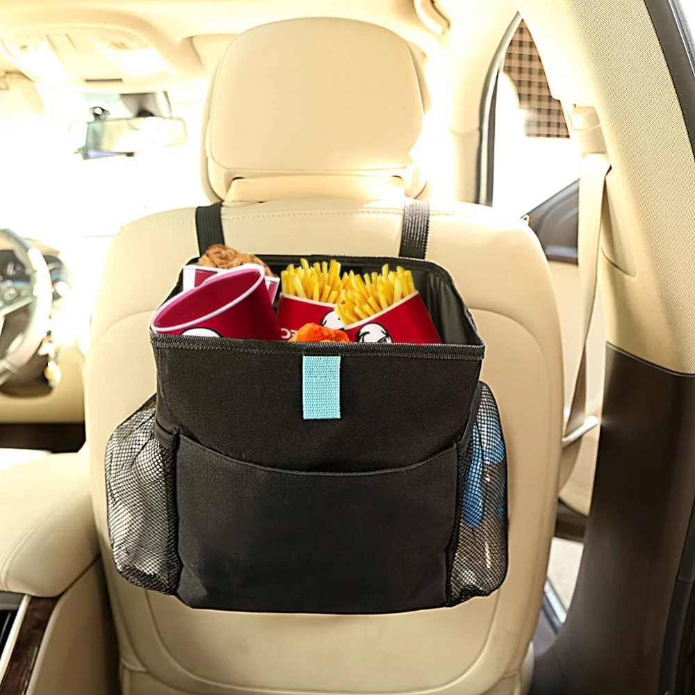 SITAILE Waterproof Car Trash Can Sturdy Auto Trash Bag Car Trash Bin